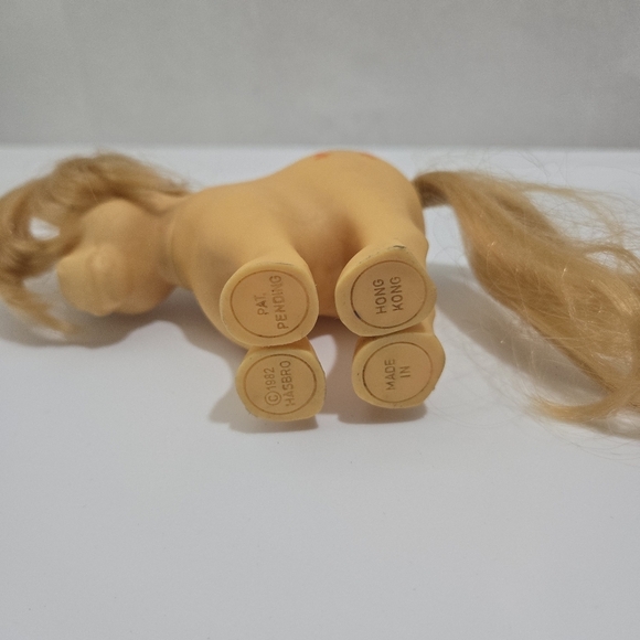 VINTAGE G1 MY LITTLE PONY BUTTERSCOTCH   Yellow red butterflies MLP 1982 - Picture 6 of 7